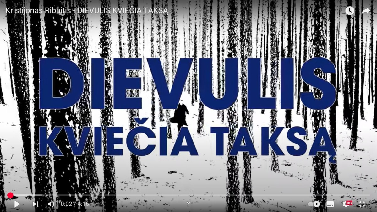 Kristijonas Ribaitis – DIEVULIS KVIEČIA TAKSĄ